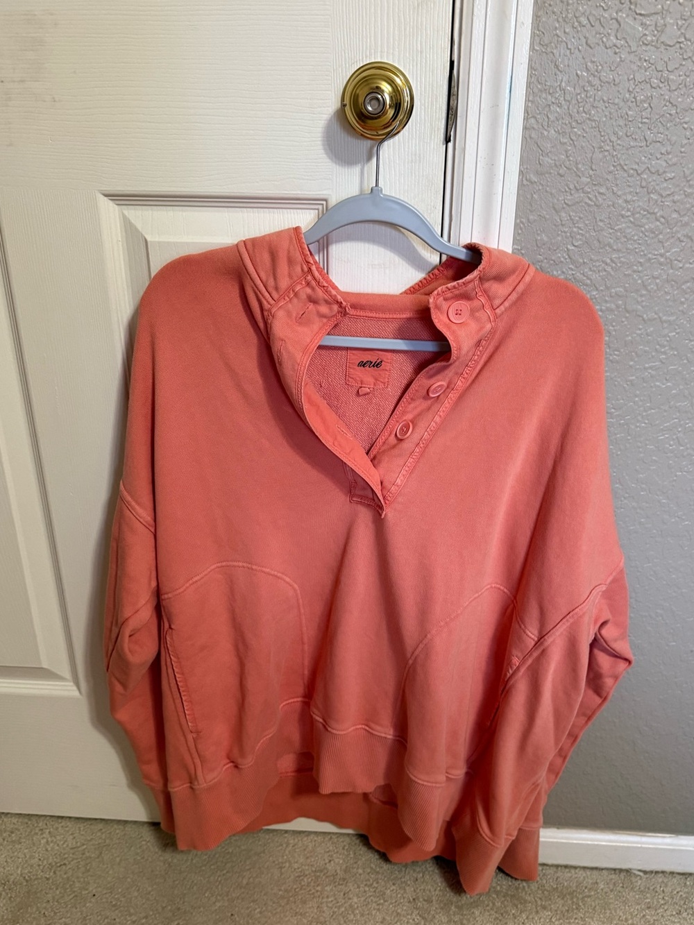 Aerie Oversized Orange Sweatshirt
